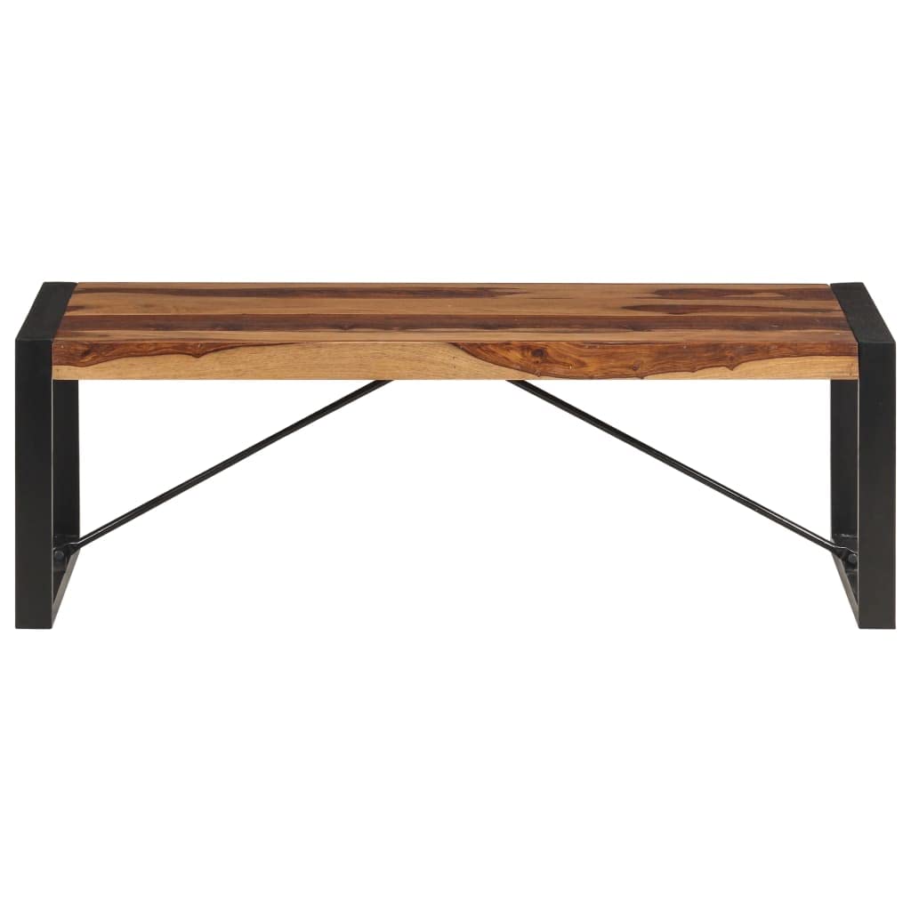 Brown Solid Sheesham Wood Coffee Table J889774