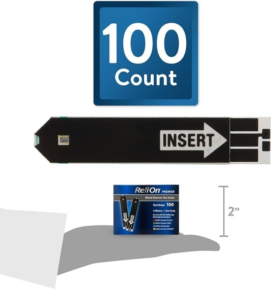 Blood Glucose Test Strips 100 Count N2717