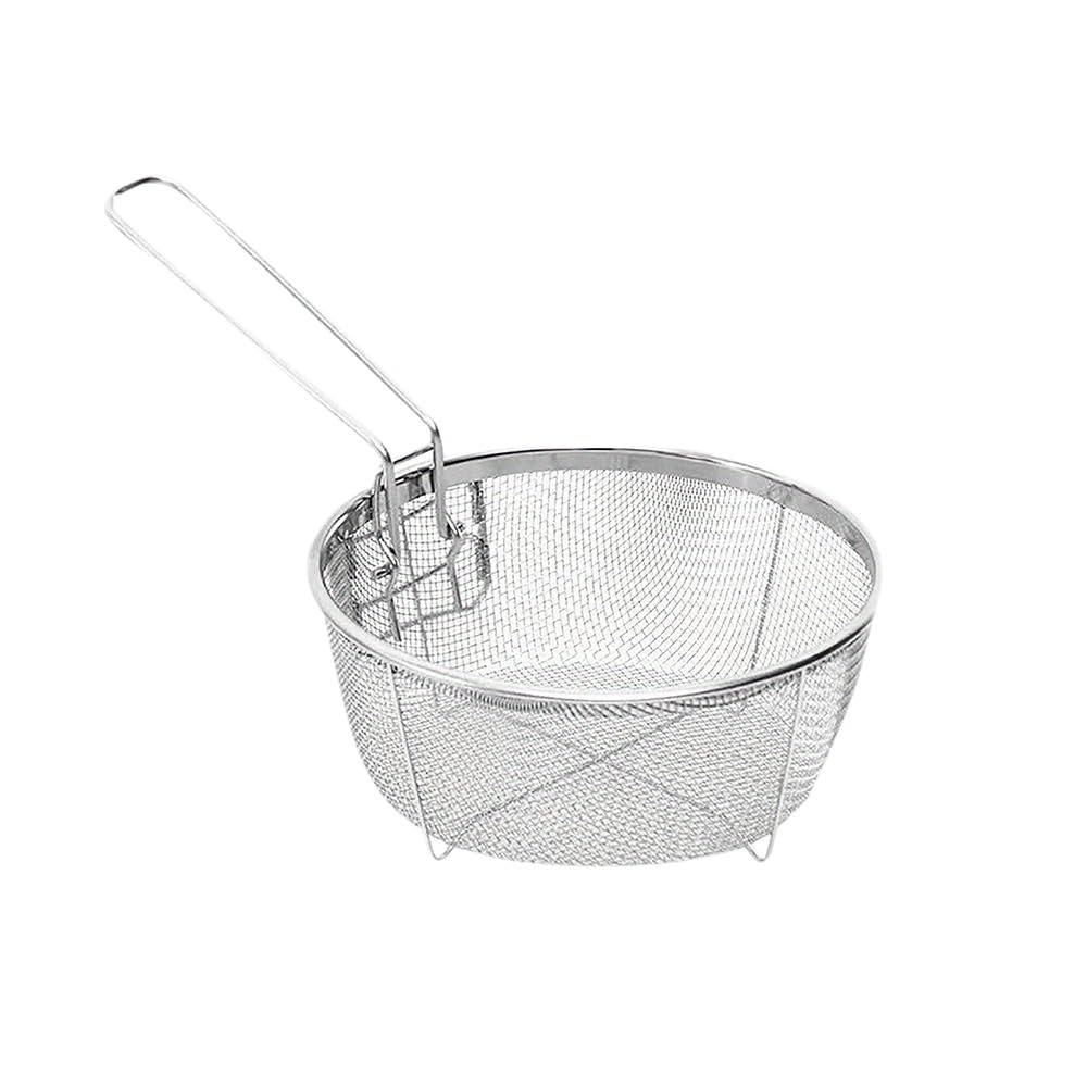 9 Inch Stainless Steel Deep Fry Basket with Handle S3928