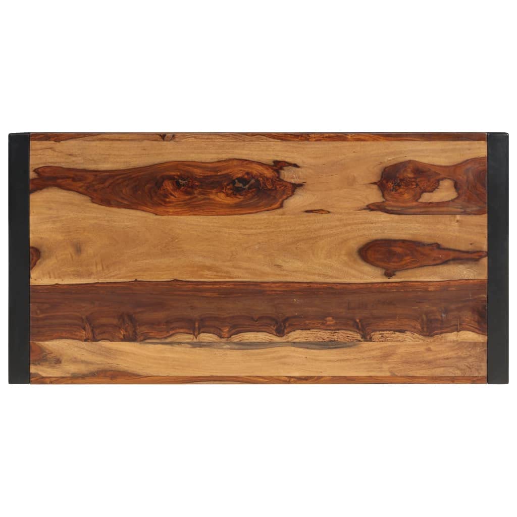 Brown Solid Sheesham Wood Coffee Table J889774