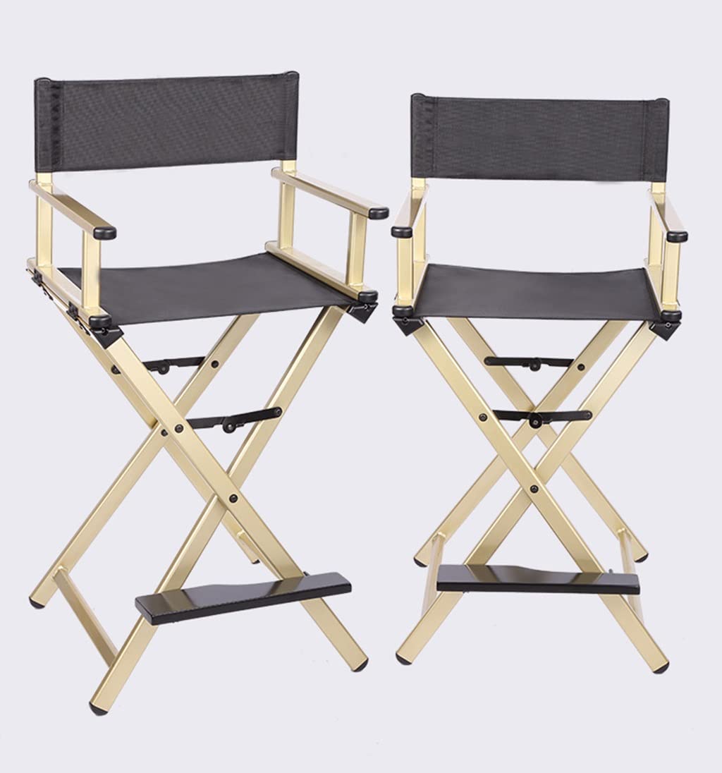 Gold Aluminum Folding Director's Chair B8160