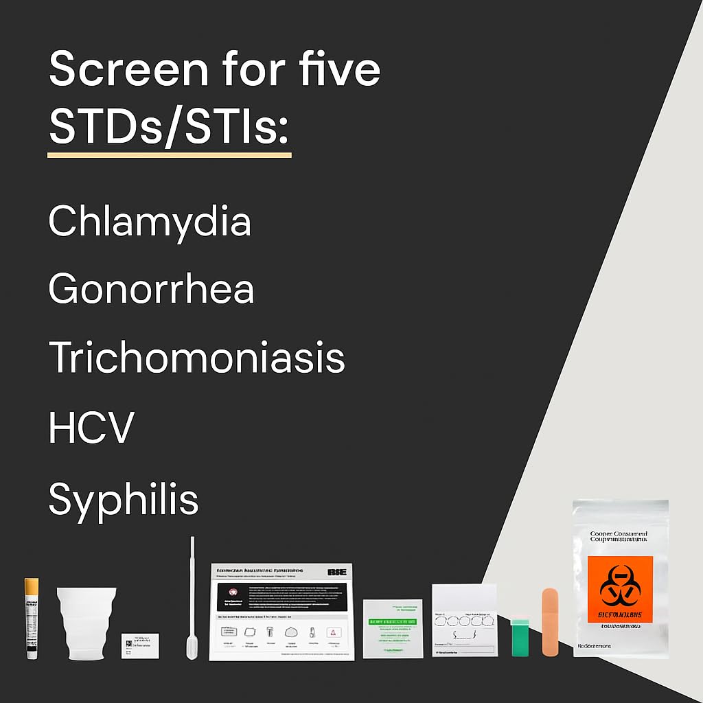 At-Home 5-Panel STD Test Kit A449094