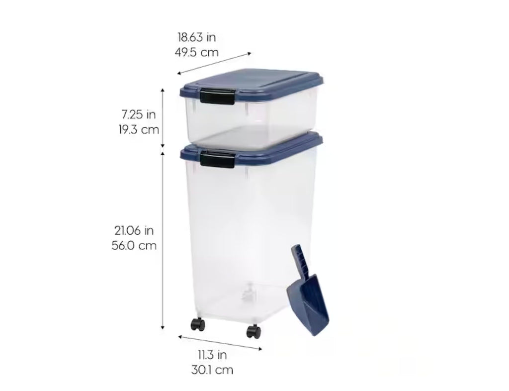 Airtight Pet Food Storage Combo with Scoop X4327