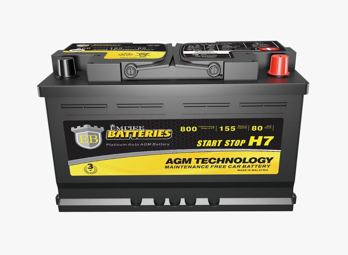 12v 80ah H7 Automotive Battery O823