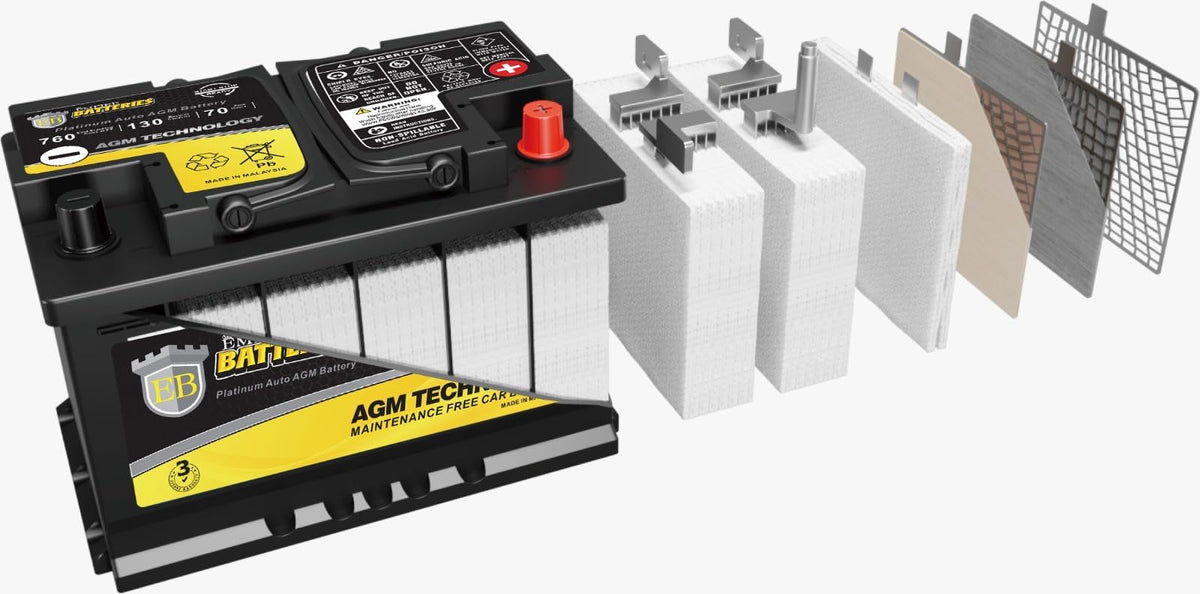 12v 80ah H7 Automotive Battery O823