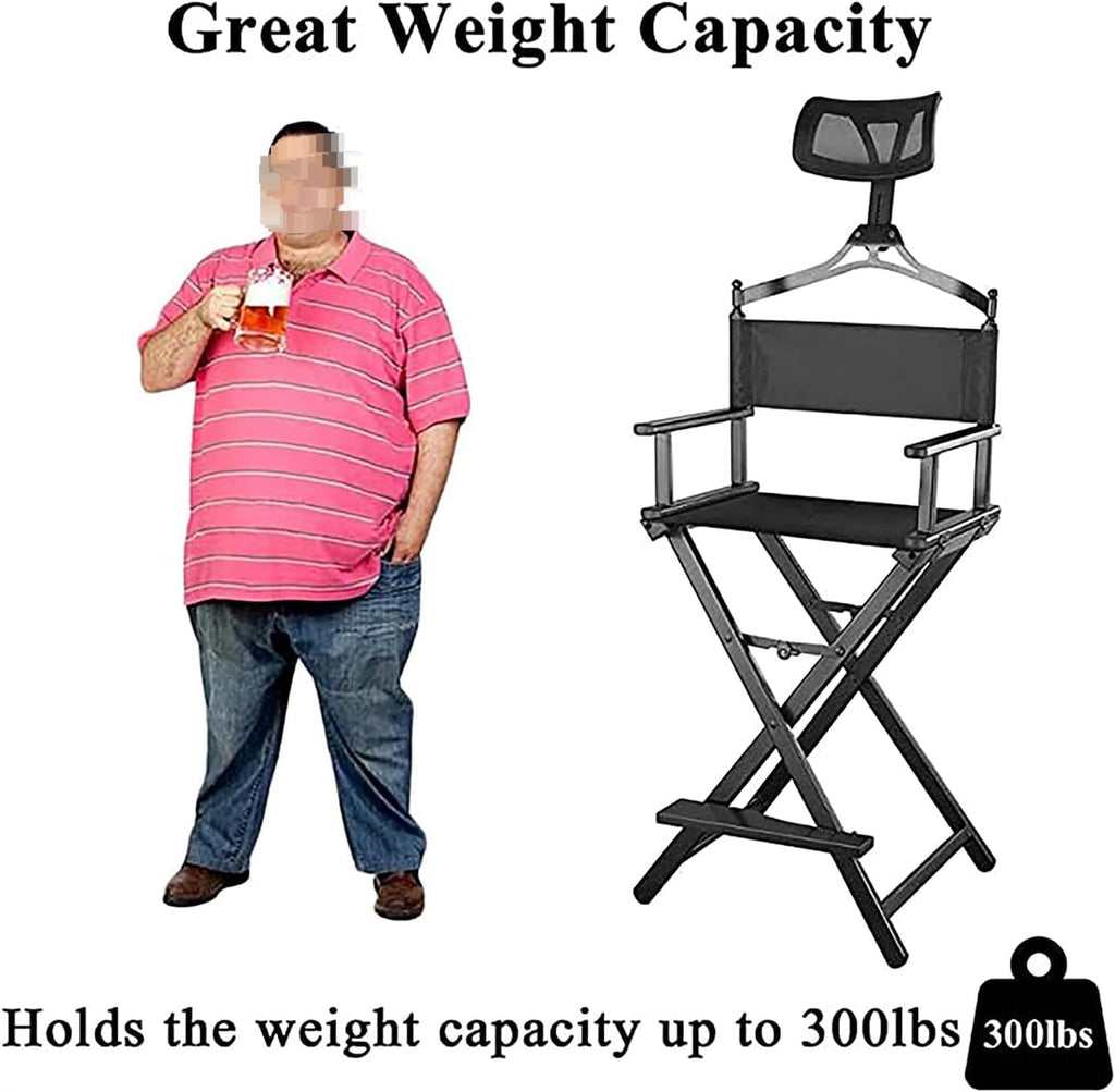 Portable Aluminum Director Chair Pink 300lb Capacity Y930