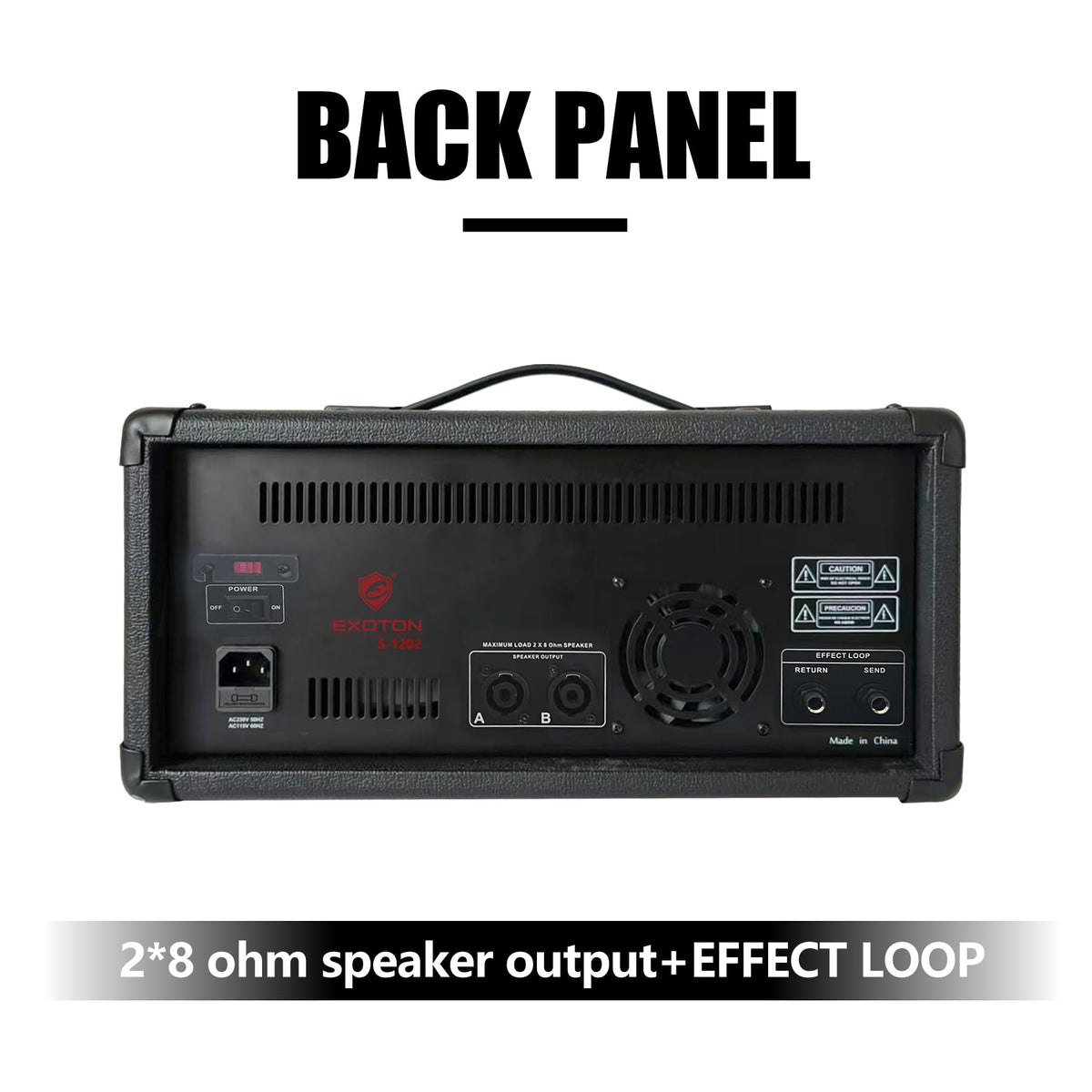 2000W Bluetooth PA System with Powered Mixer Set P866