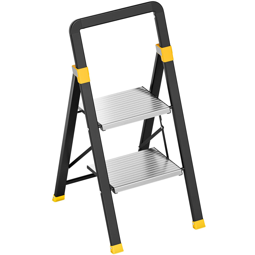 2 Step Ladder Lightweight Aluminum Folding Step Stool U807