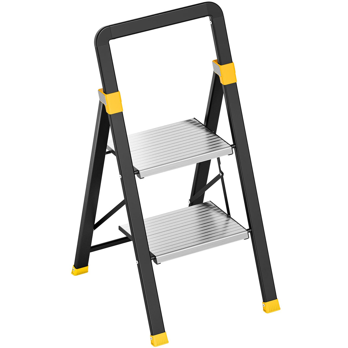 2 Step Ladder Lightweight Aluminum Folding Step Stool U807