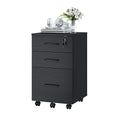 3 Drawer Wood Mobile File Cabinet G123