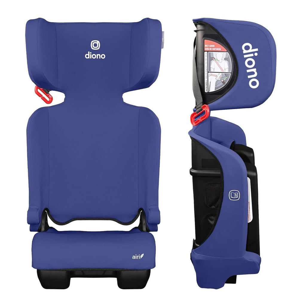 Blue Foldable High Back Booster Seat D755389