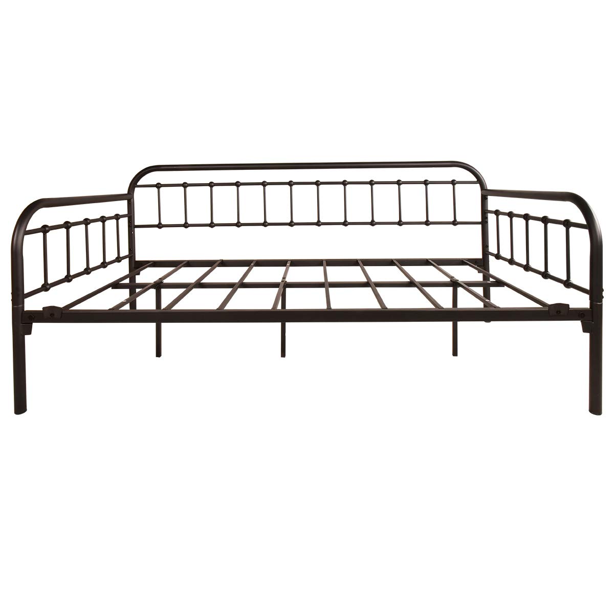Metal Daybed Frame Twin Day Bed Black Z9666