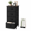 4 Drawer Fabric Storage Tower with Steel Frame G701