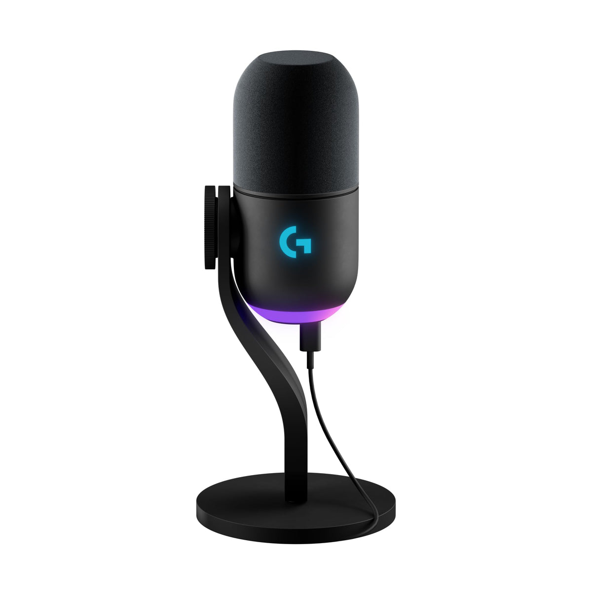 Black USB Dynamic Gaming Microphone A3729