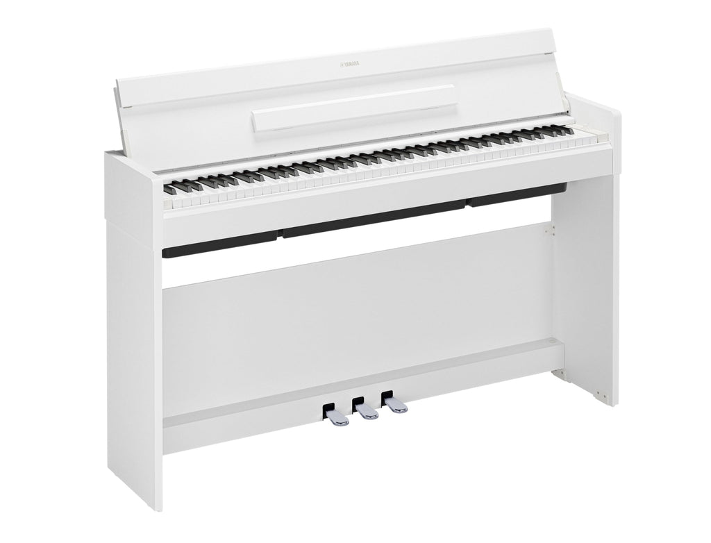 White 88-Key Weighted Digital Piano with 3-Pedal Unit F792