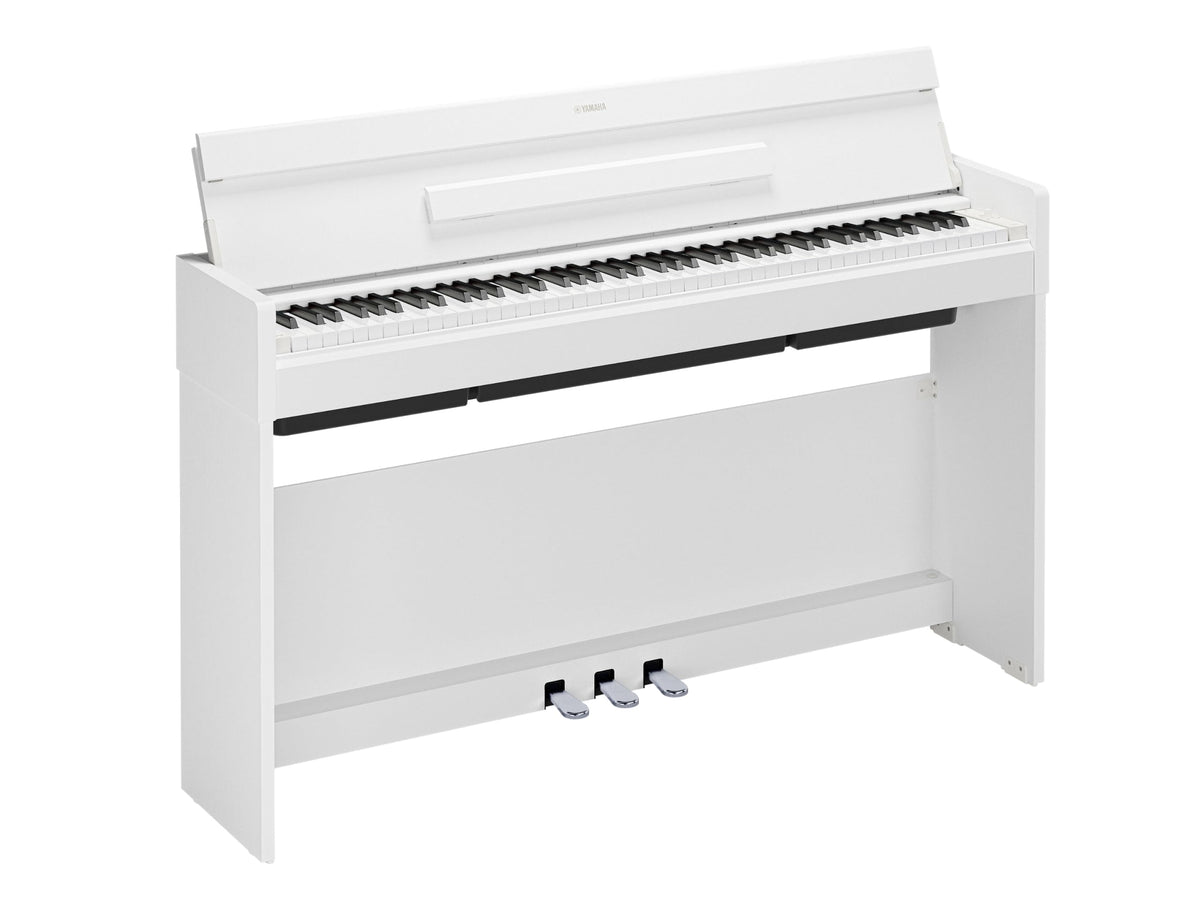 White 88-Key Weighted Digital Piano with 3-Pedal Unit F792
