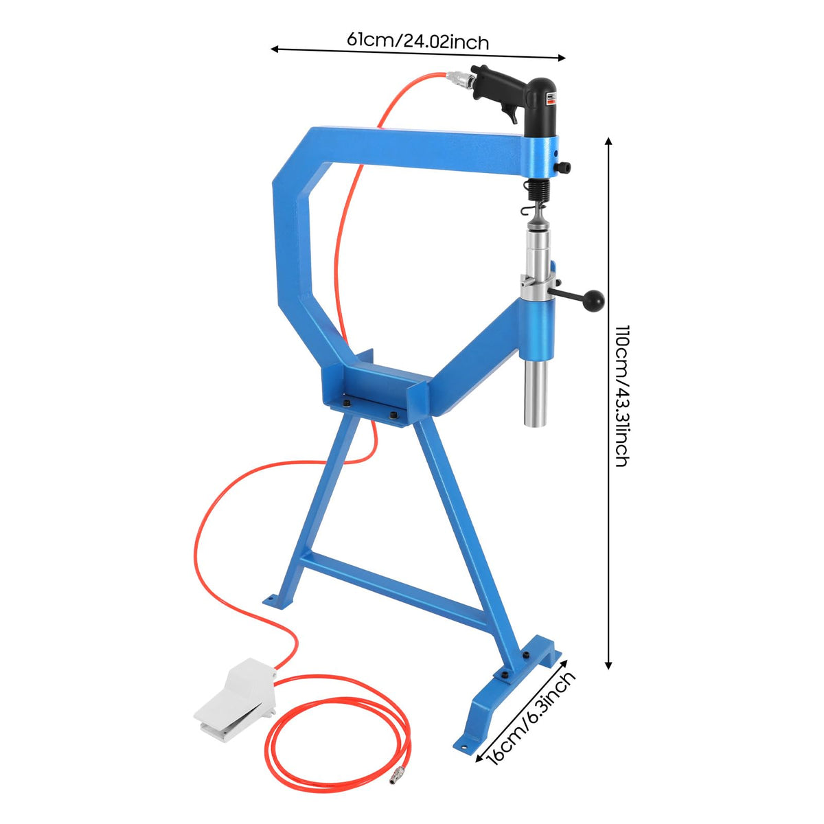 Pneumatic Planishing Hammer & Metal Shrinker Stretcher Kit O320204