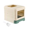 Fully Enclosed Cat Litter Box with Lid and Drawer E15264