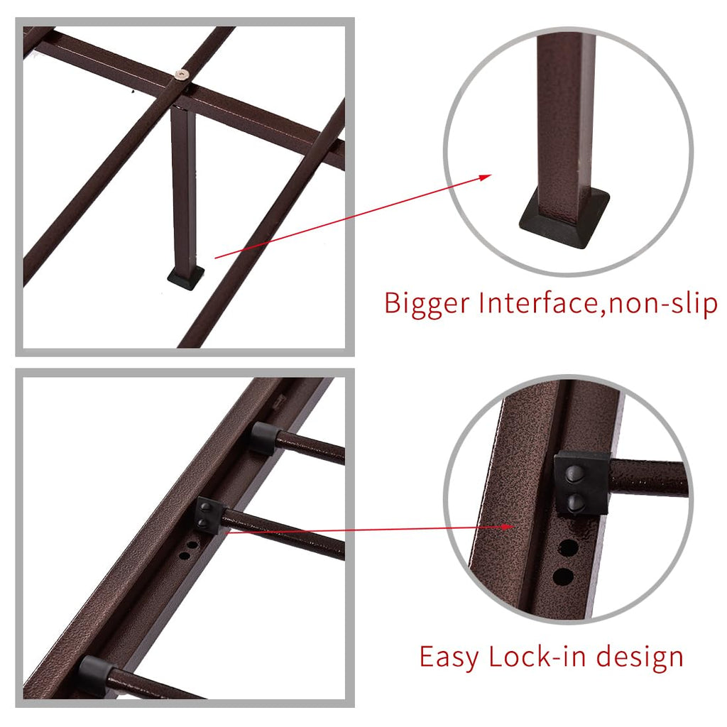 Metal Daybed Frame Twin Day Bed Black Z9666