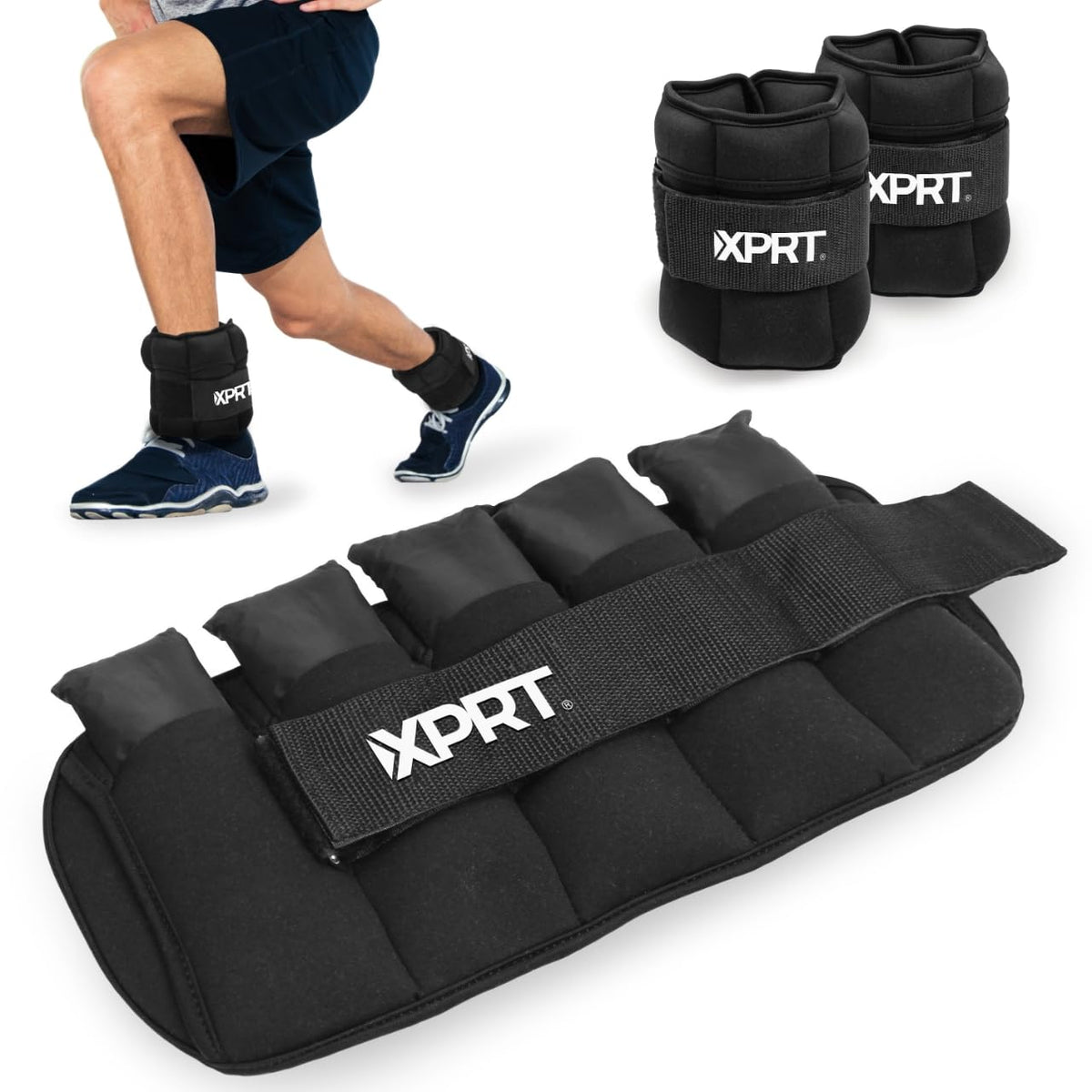 Adjustable Ankle Weights 2-10 lb S4652