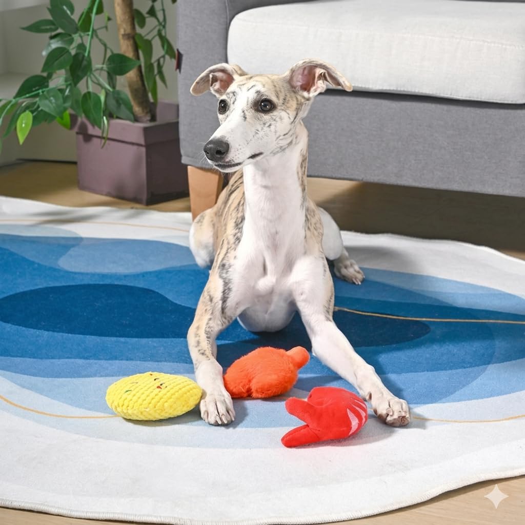 Seafood Boil Dog Toys, Pack of 3 T458689