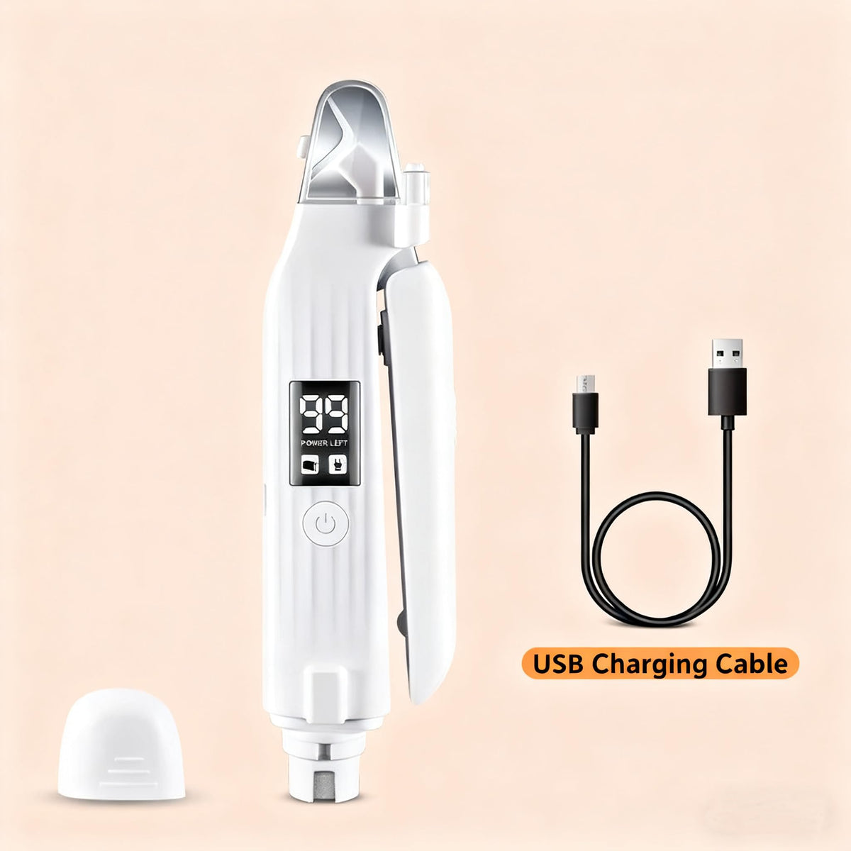2-in-1 Dog Cat Nail Clipper Grinder with LED Light U572589