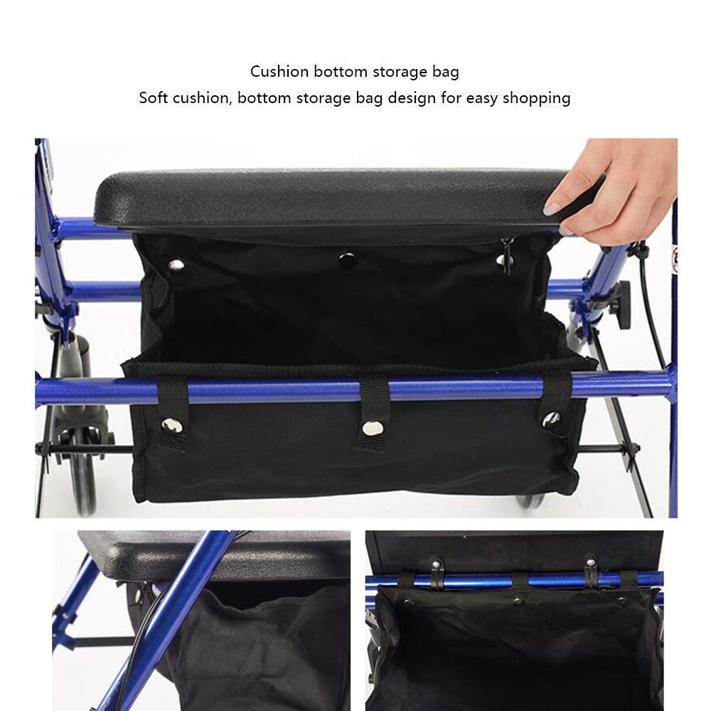 Folding Rollator Walker with Seat D102