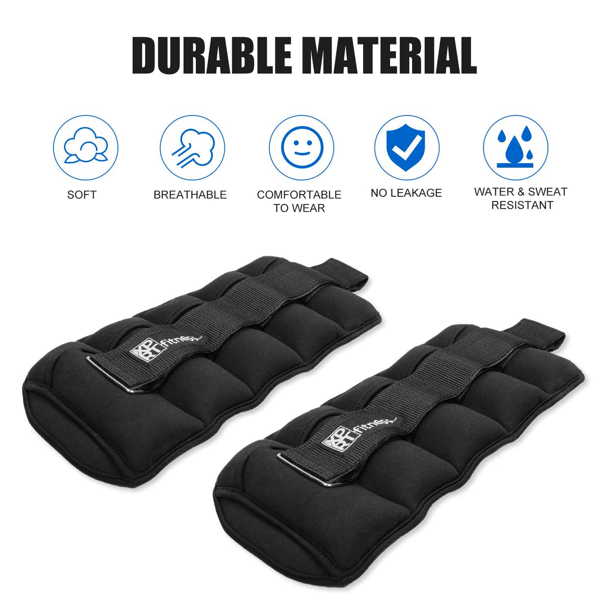 Adjustable Ankle Weights 2-10 lb S4652