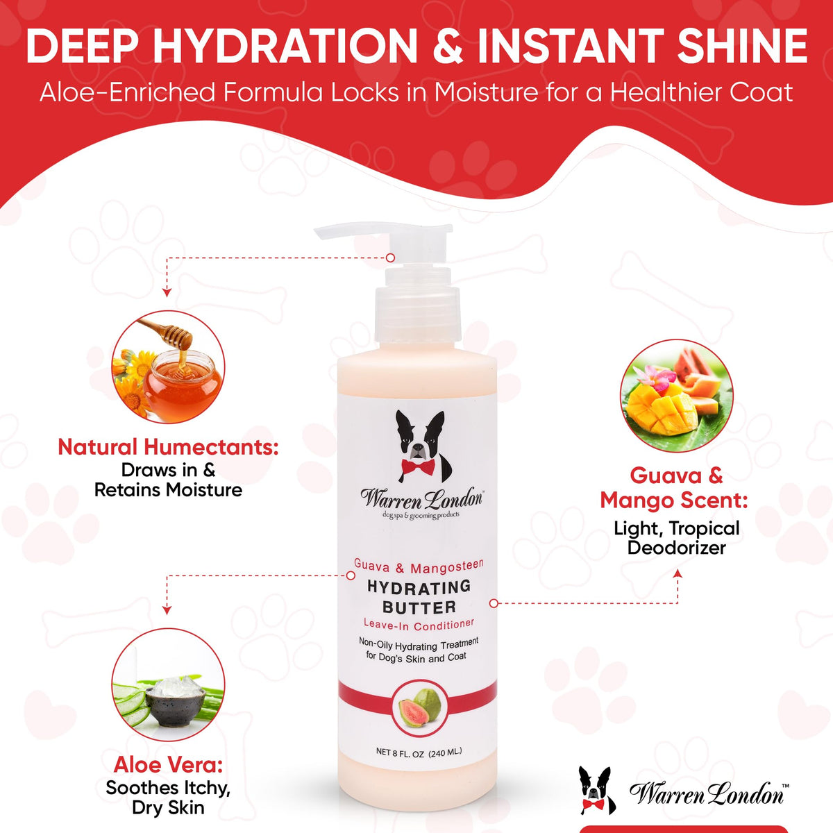 Hydrating Leave in Dog Conditioner 8oz Z20585