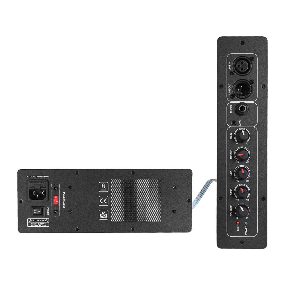 2-Pack Powered PA Speakers 10” 300W I324