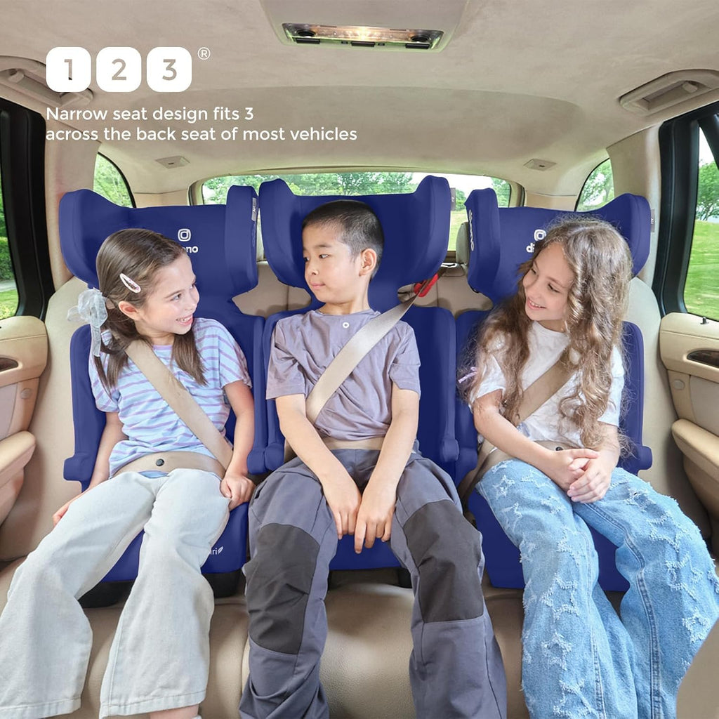 Blue Foldable High Back Booster Seat D755389
