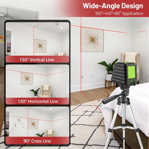 150Ft Red Self Leveling Laser Level with Tripod A43752