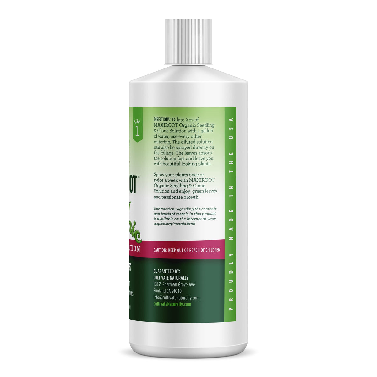 Liquid Fertilizer for Seedlings, Cuttings & Clones, 32 oz H894