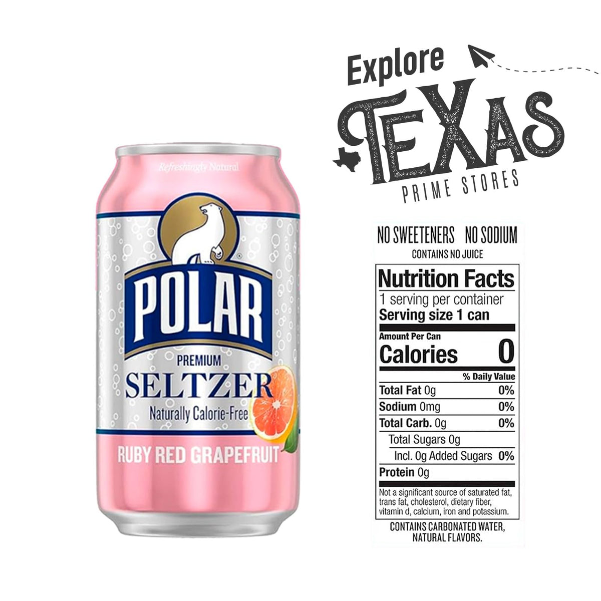 Ruby Red Sparkling Water 16 Pack 12 fl oz Can I2928