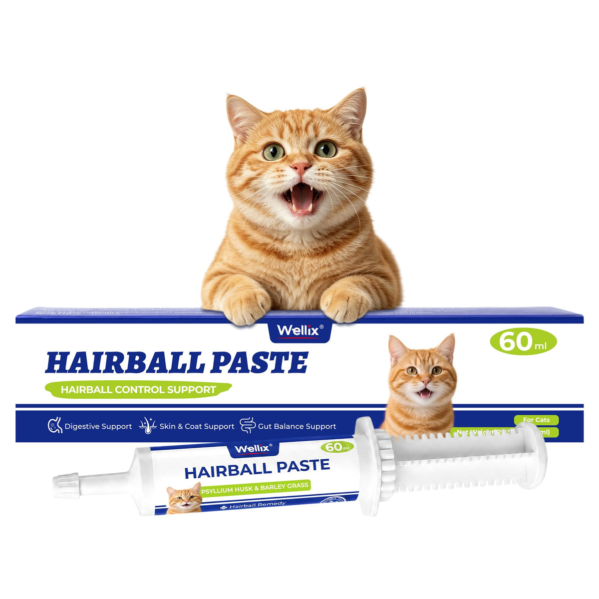 Cat Hairball Remedy Gel 60ml J427