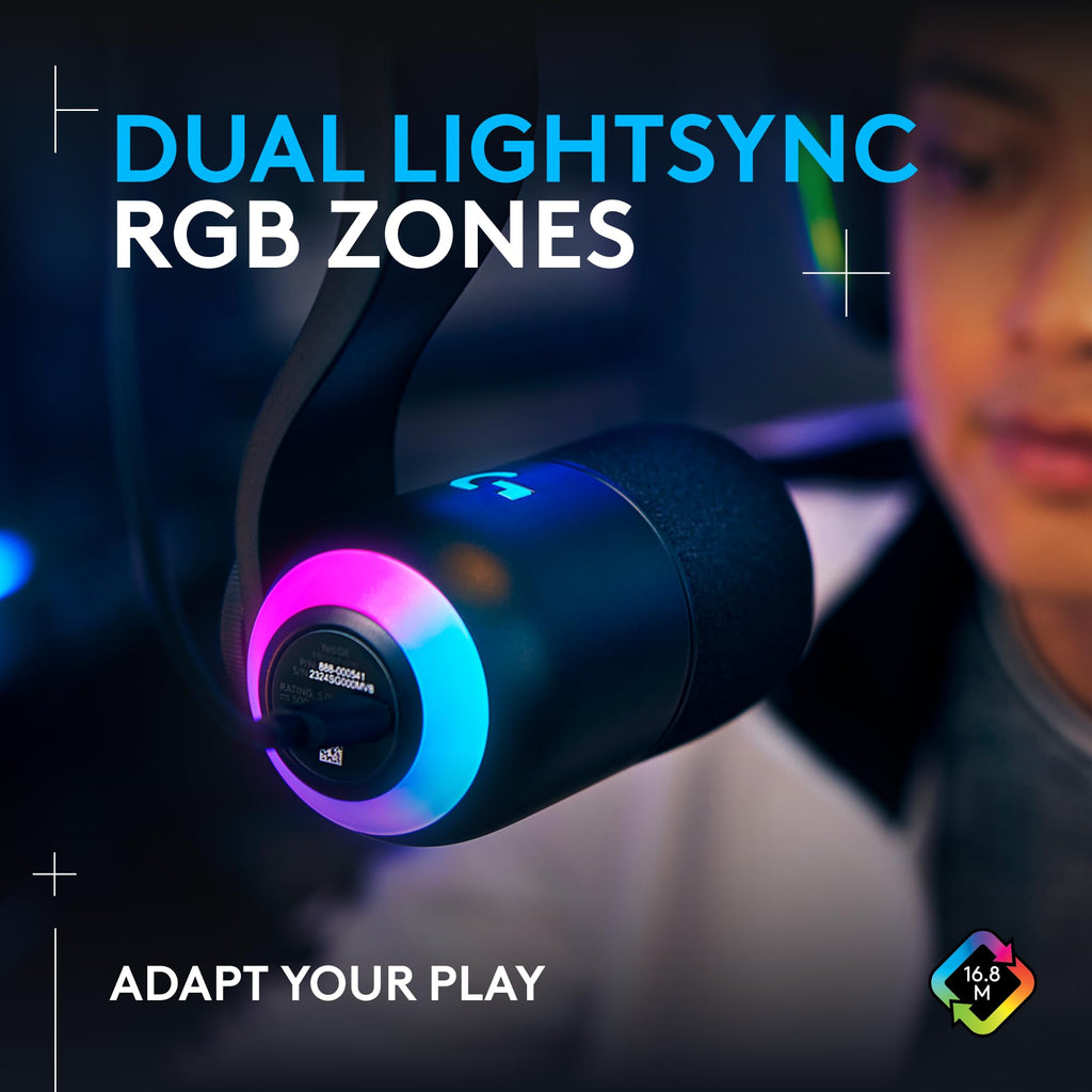 Black USB Dynamic Gaming Microphone A3729