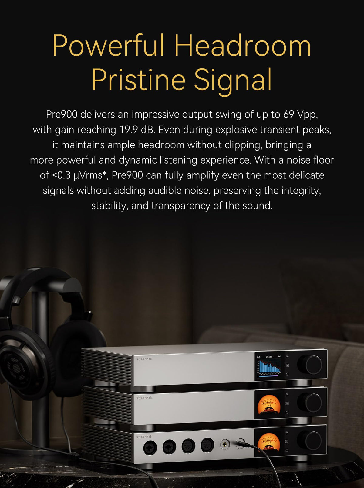 Fully Balanced Preamplifier with 3 XLR/TRS Inputs Z487