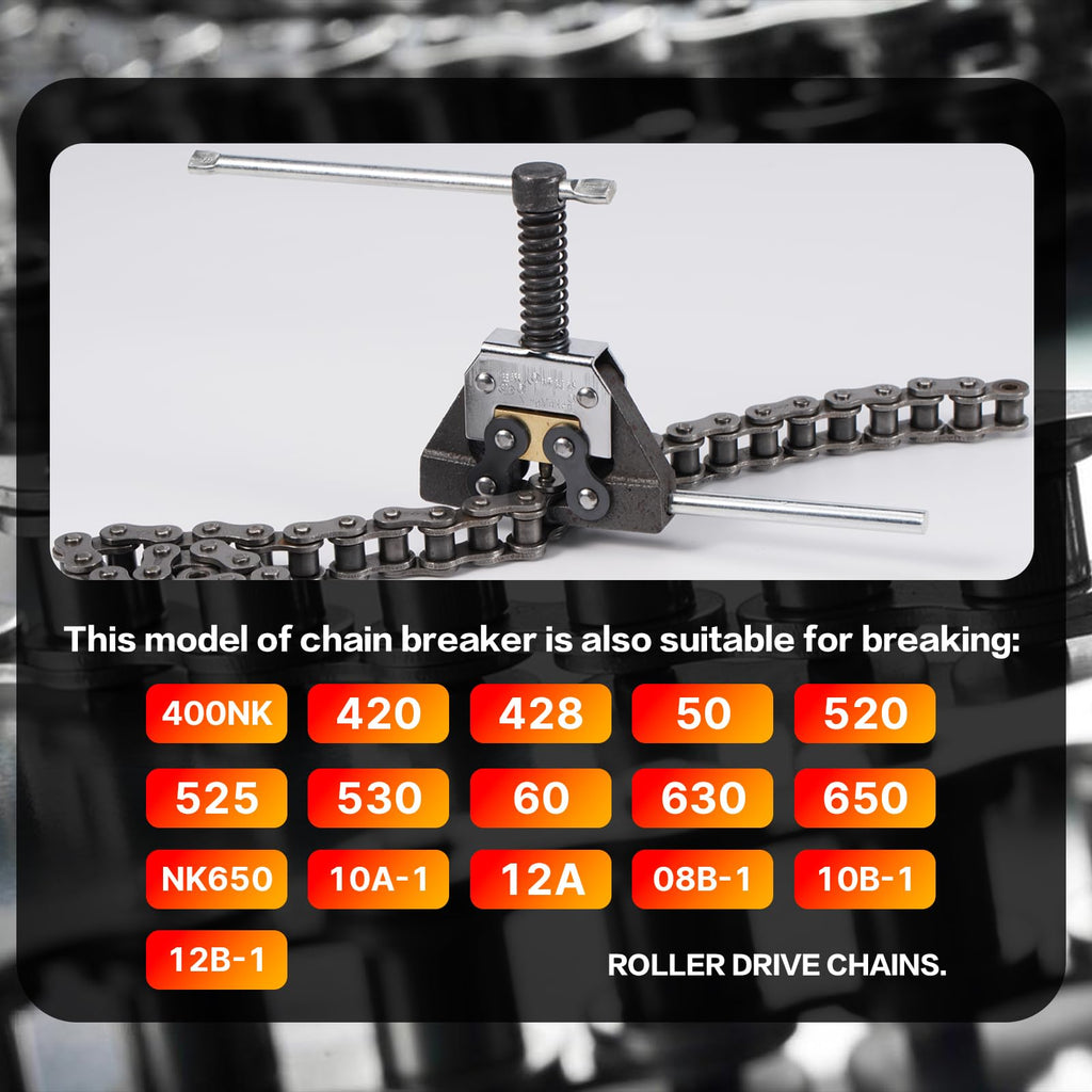 Roller Chain Detacher Tool for 420 428 520 525 530 630 Chain G22725