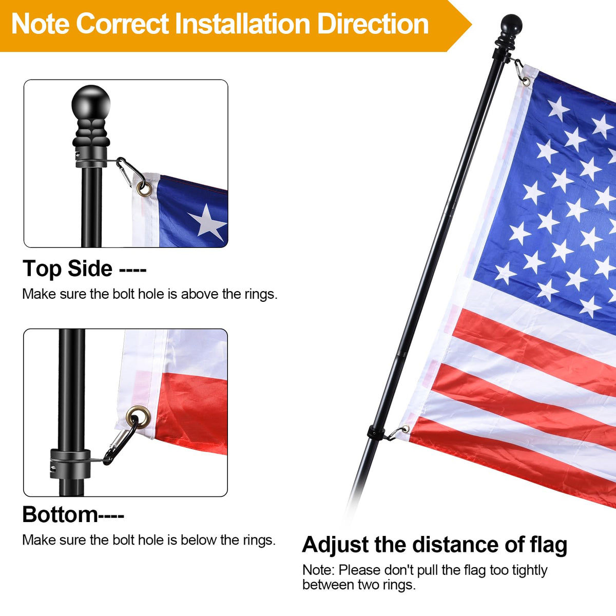 Black Flag Pole N376