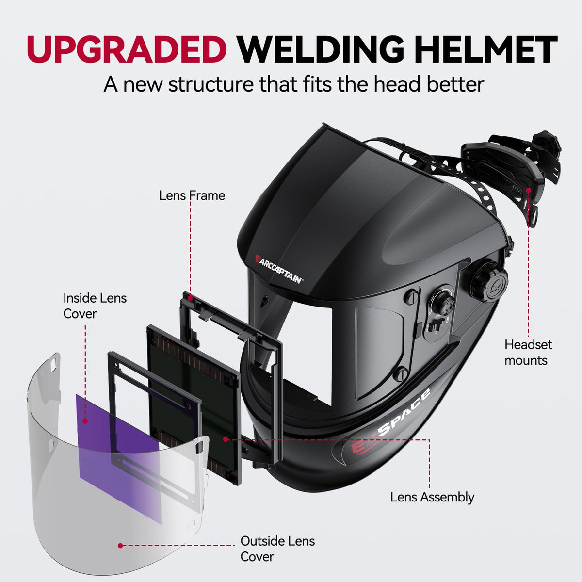 Auto Darkening Welding Helmet H20509