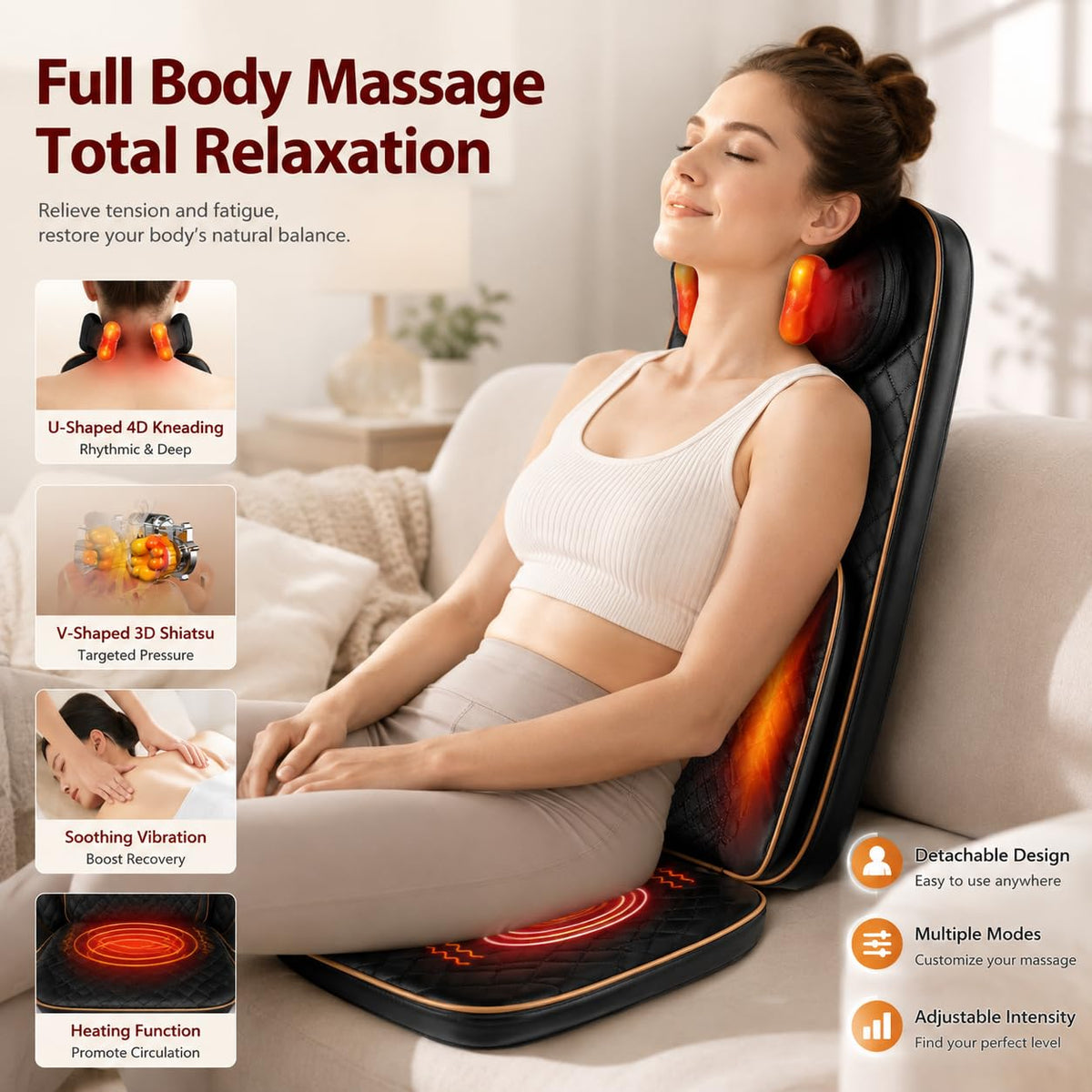 Shiatsu Neck and Back Massager with Heat R303461