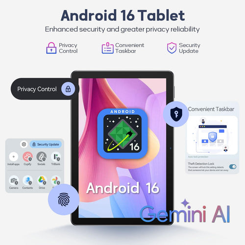 10 Inch Android Tablet with Keyboard 128GB D39117