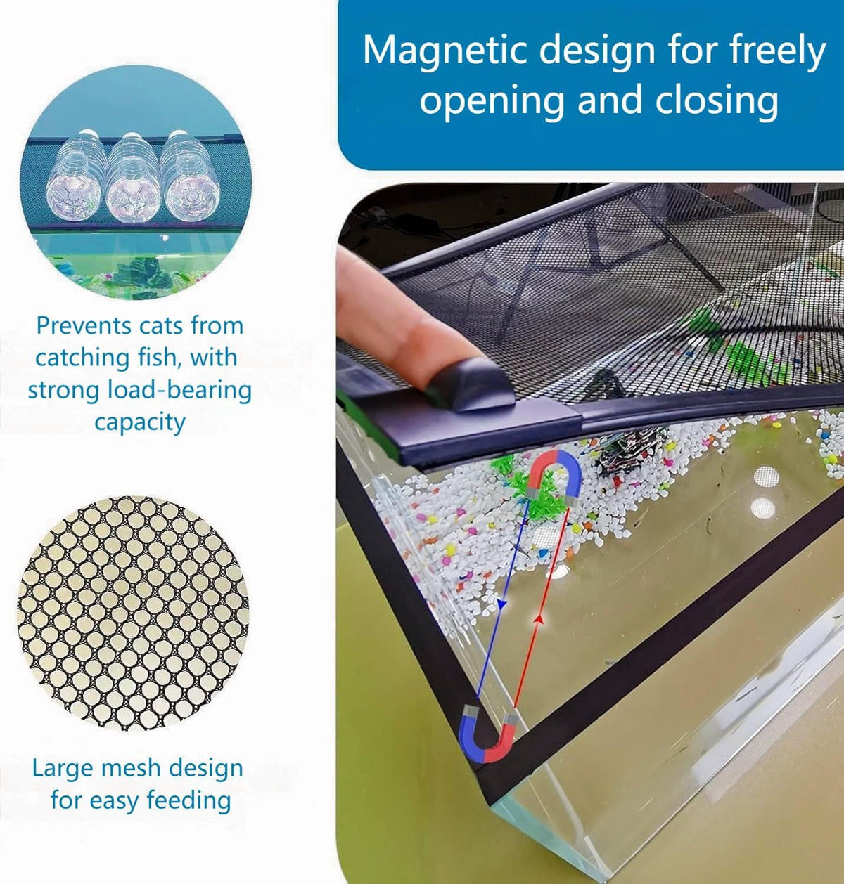 Magnetic Fish Tank Lid Cover D98173