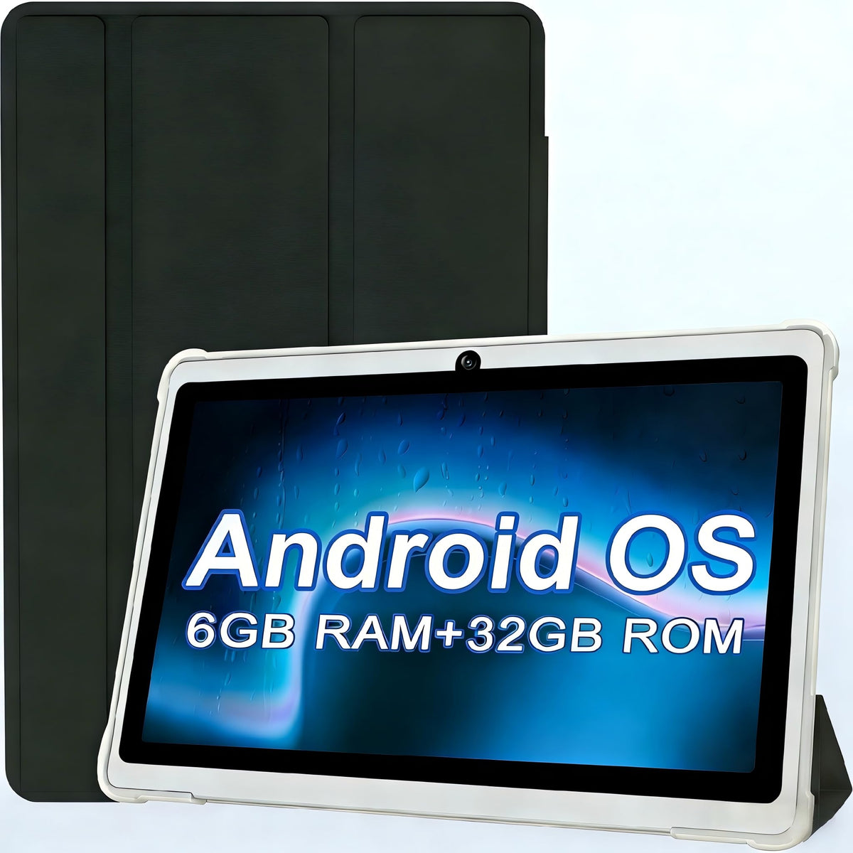 7 Inch Android Tablet with Case, 6GB RAM 32GB ROM, Black B3625