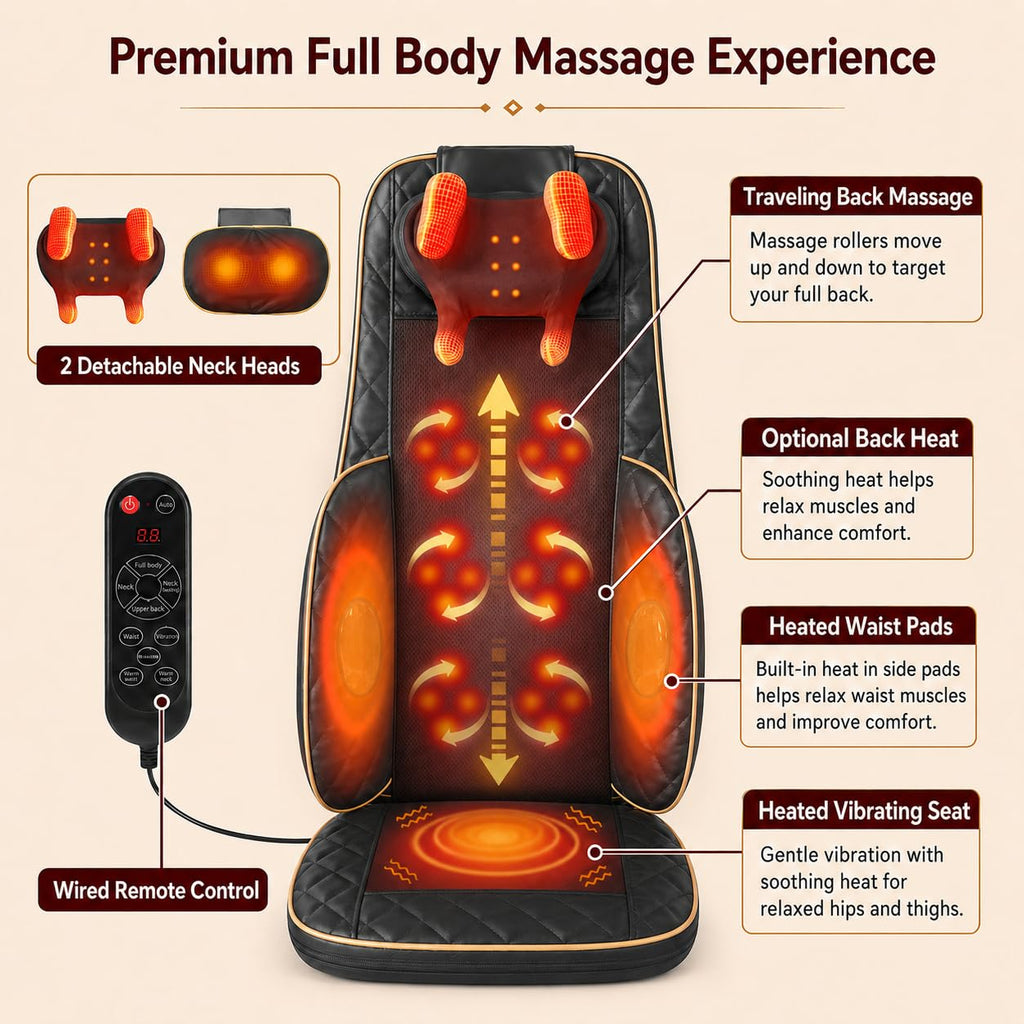Shiatsu Neck and Back Massager with Heat R303461