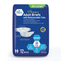 Adult Incontinence Briefs with Tabs, XX-Large, Bag of 12 I905613