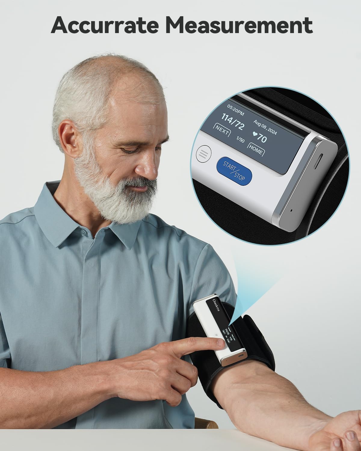 Upper Arm Blood Pressure Monitor with Bluetooth Cuff J386801