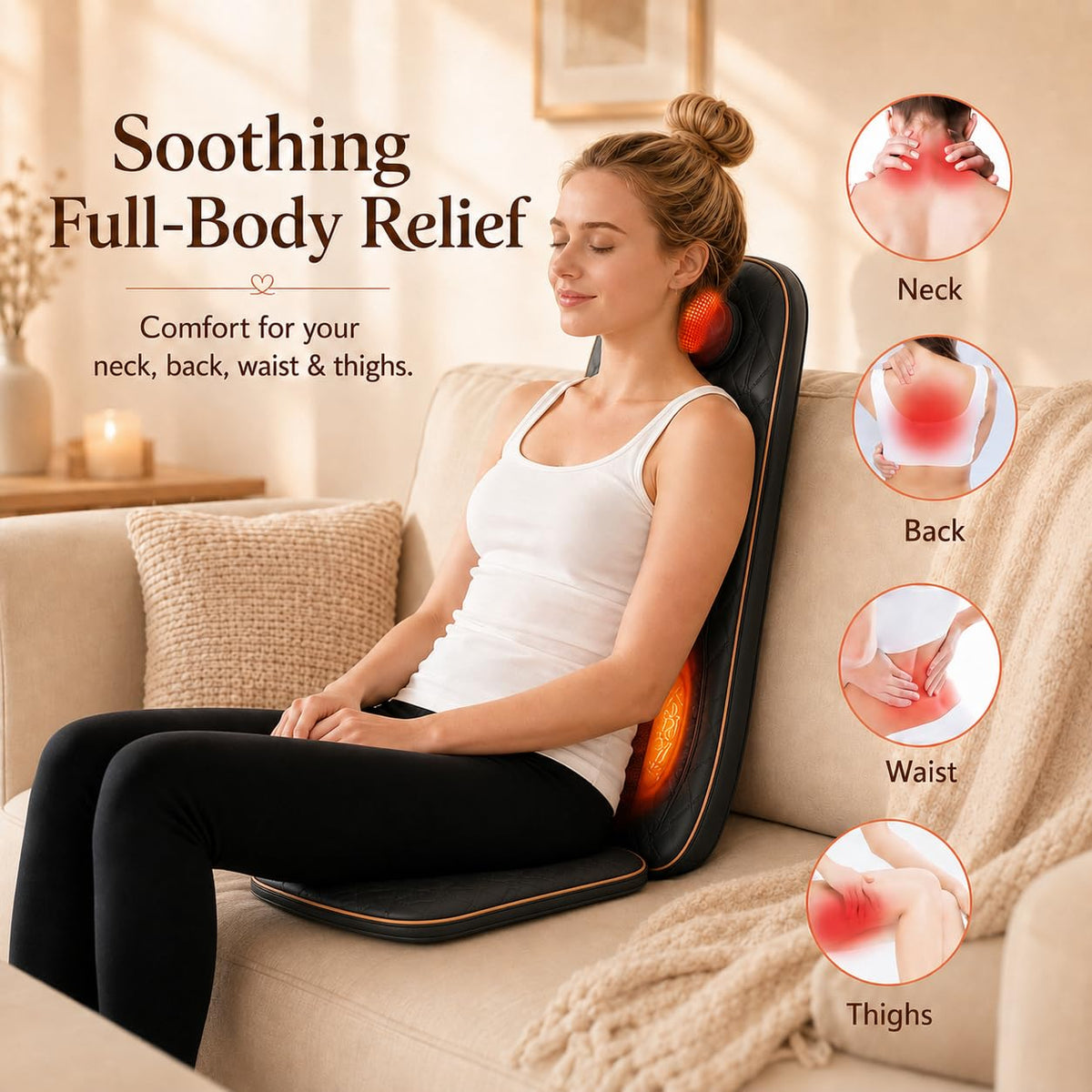 Shiatsu Neck and Back Massager with Heat R303461