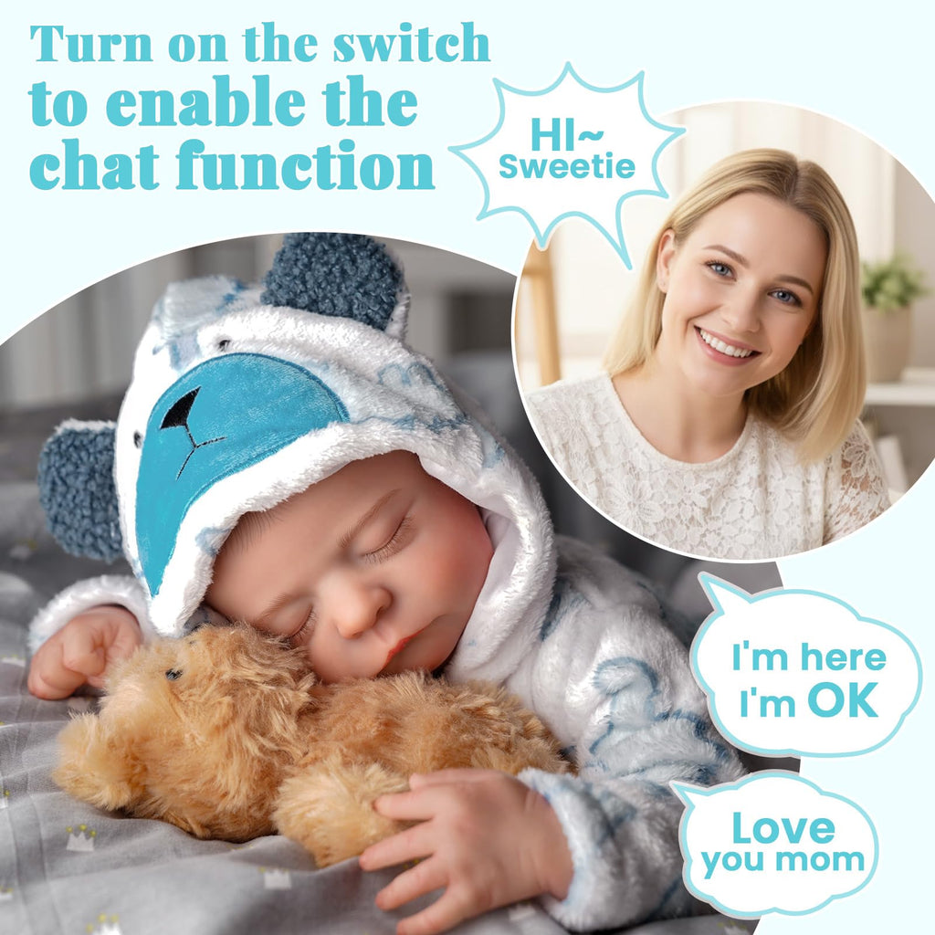 20 Inch 4-in-1 Interactive Baby Doll B970773