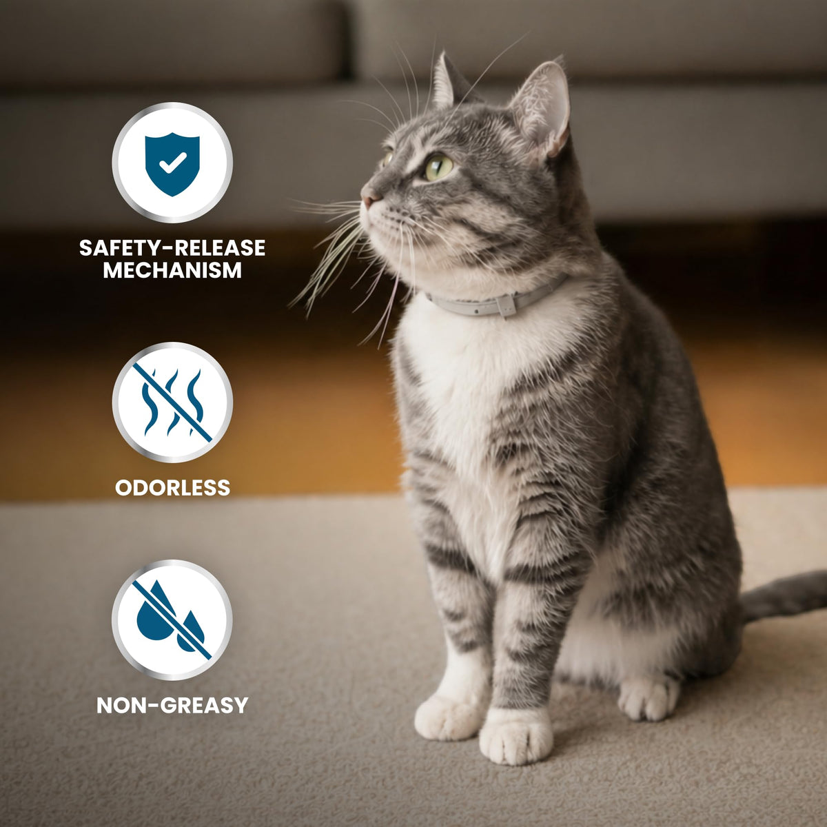 Flea & Tick Treatment & Prevention Collar for Cats X69918